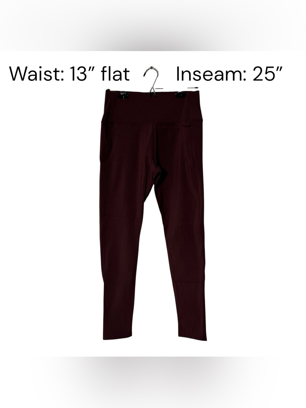 American Giant Women’s Leggings Burgundy Size 14